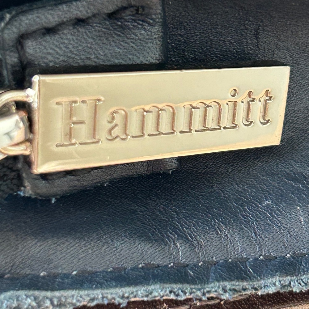 Hammitt Joe Tri-Color Leather Crossbody Bag Brown Tan Navy Red Lining - Picture 12 of 12